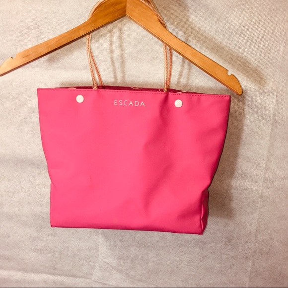 ESCADA pink summer beach tote - Picture 3 of 4